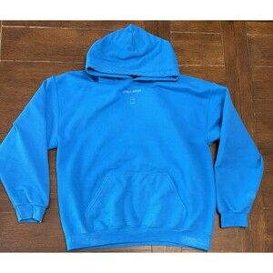 Lonely Ghost Blue Pullover Hoodie Women's L 'Text Me When You Get Home'
